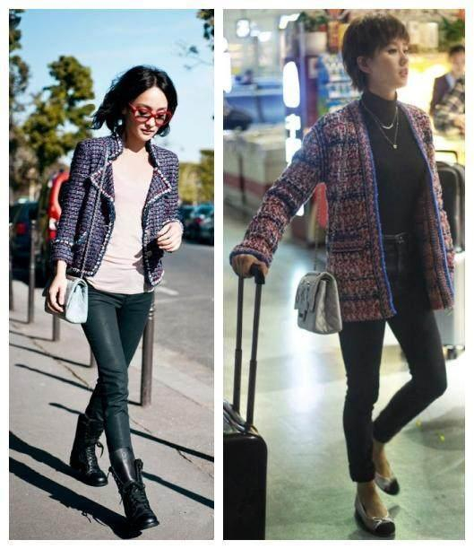 43岁周迅和30岁刘诗诗撞衫,小13岁输个精光,一个大妈一个少女