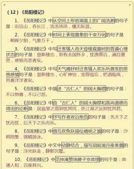 如果孩子正在上初中，这份语文资料请务必珍藏！中考不低于120+！