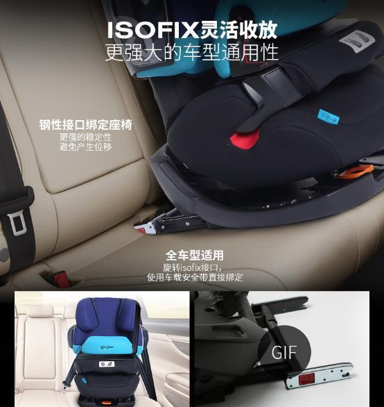 德国CYBEX Pallas 2 fix高速儿童安全座椅开箱体验