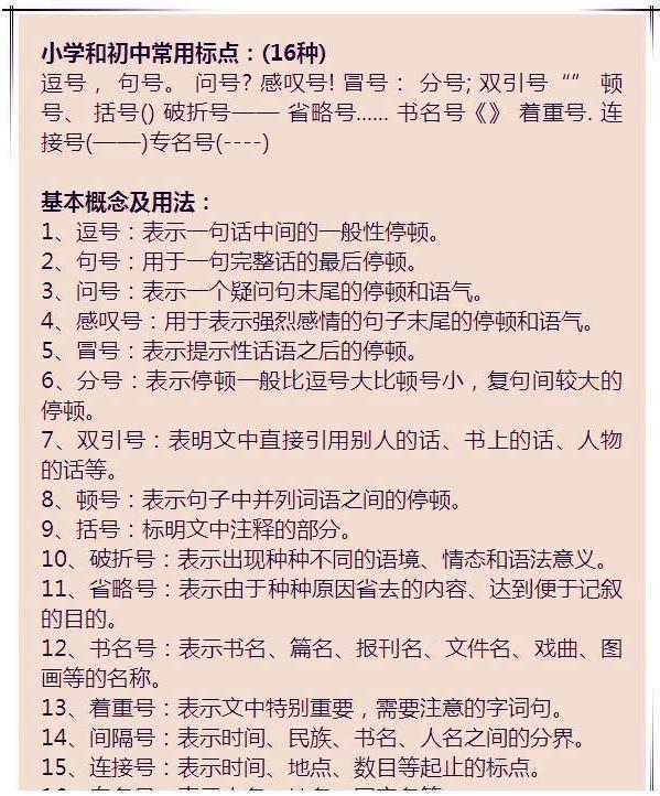 语文老师一针见血：孩子语文老不及格？背熟这份资料，6年不愁！