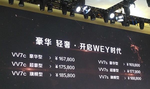 WEY VV7首月销量缩水10倍 会成为下一个H9吗？