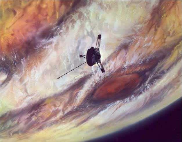 人类发射的首颗造访木星的探测器：伽利略号