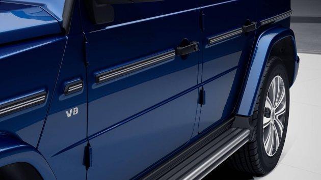 奔驰发布G级新套件版车型 采用蓝色涂装