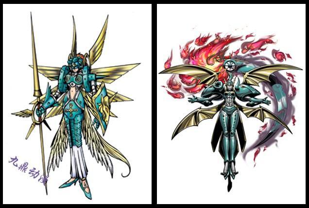 数码宝贝: 三大天使从最初期到究极体都有自己的黑暗面, 一起看看