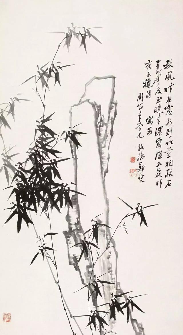 中国画：20幅，郑板桥画竹子，蓬荜生辉！