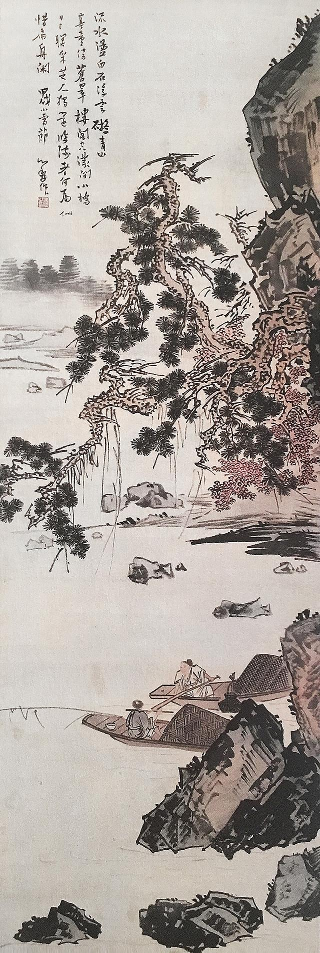 掛け軸  西山逸士(溥儒) 掛け軸 西山逸士(溥儒) 掛け軸 西山逸士(溥儒)