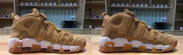 AIR MORE UPTEMPO'96 PRM 皮蓬真假对比