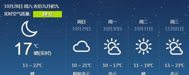 杭州天气预报：10月27日——10月30日