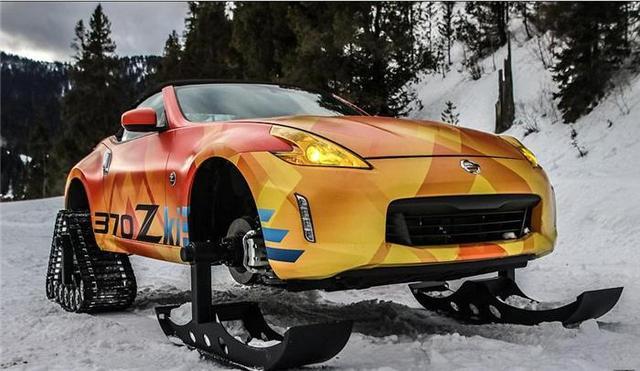 敞篷超跑“变身”雪地车 日产370Zki将亮相芝加哥车展