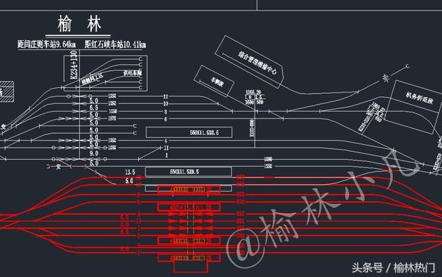 关注！榆林高铁项目规划图曝光，车站规模暂3台7线