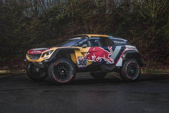 全新标致Peugeot 3008 DKR Maxi赛车，将征战2018达喀尔拉力赛