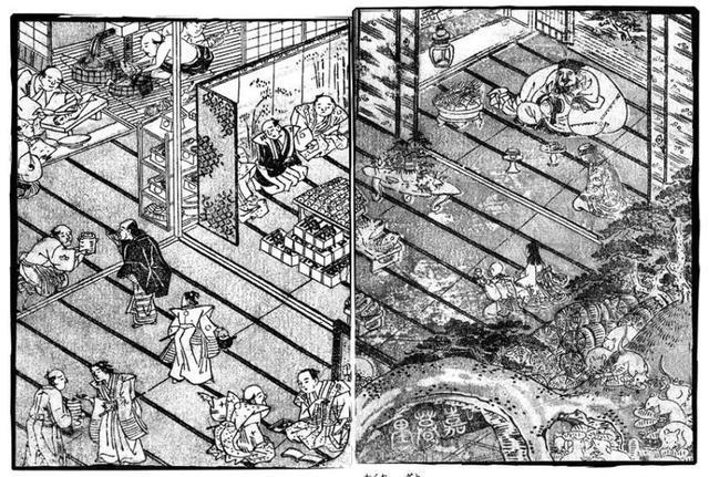 日本《百鬼夜行》中也有《桃花源记》，日版桃花源是什么样子的？