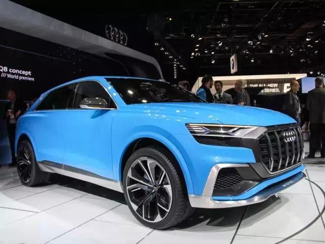 奥迪首款轿跑SUV Q8火辣亮相，明年量产！