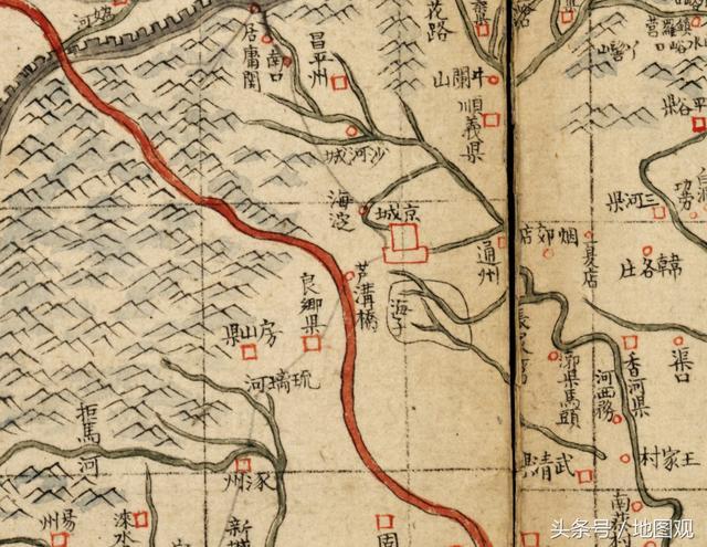 地图：清朝初期，各省地图和城市名称都是什么样的——上！