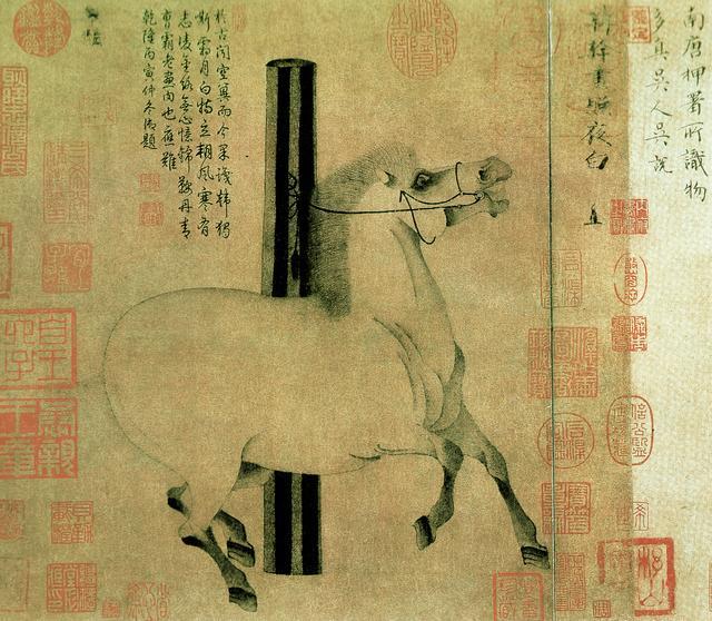 马在画中走，唐朝著名画家韩干作品欣赏