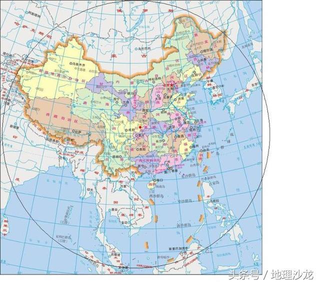 中国版图的地理几何中心在哪里？
