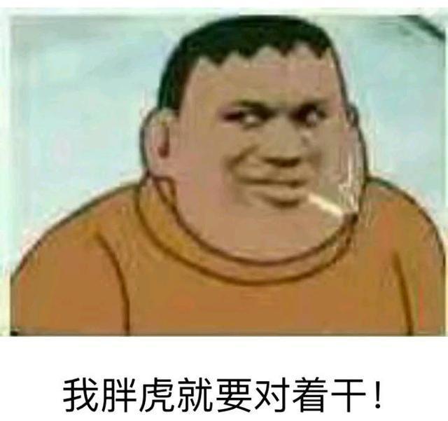 你的意思就是说要和我胖虎对着干咯？（胖虎表情包分享）