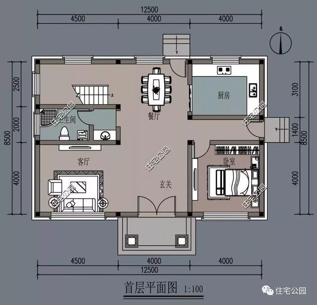 面宽8米造价13万起, 2018农村自建房, 这10套户型最适合咱老百姓