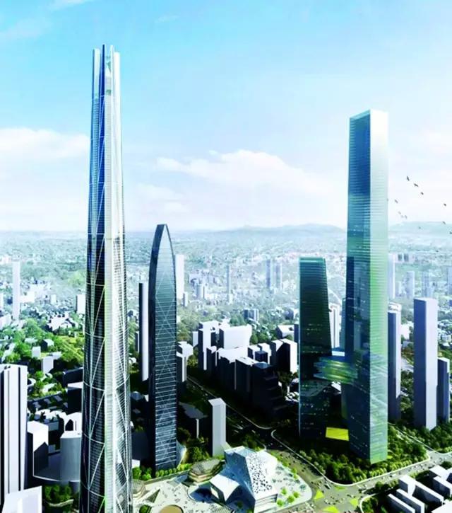 未来深圳摩天楼第一区，深圳罗湖区造型独特摩天楼！
