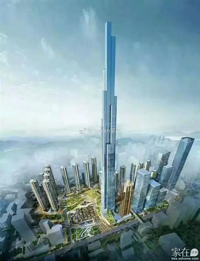 未来深圳摩天楼第一区，深圳罗湖区造型独特摩天楼！