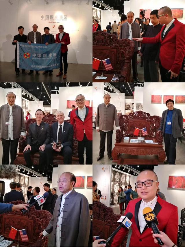 弘扬中华文化 传播中国好声音:商会圆满参展2018洛杉矶国际艺博会