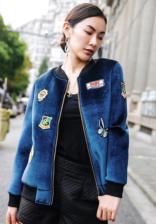 杨幂都驾驭不了的丝绒面料，这样穿才会好看