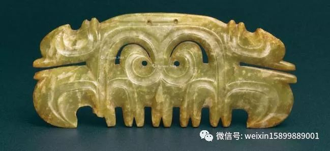 紅山文化　玉器 36×33×11mm 中国　玉製の器物　古代中国　新石器時代 紅山文化 玉器 36×33×11mm 中国 玉製の器物 古代中国 新
