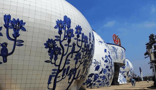 江西南昌有处奇特的建筑，有着淡淡的中国风，网友：看着像瓷碗呢