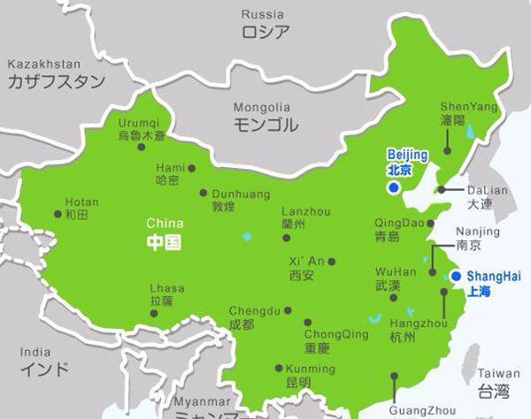 世界各国的中国地图, 来看看老外都标注了哪些中国城市?