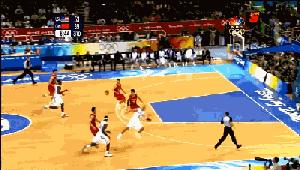 NBA巨星在中国球员面前出糗：乔治被晃倒，大致一晃让KG缝12针