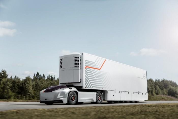 沃尔沃推出一款无驾驶舱可自动驾驶的纯电动卡车