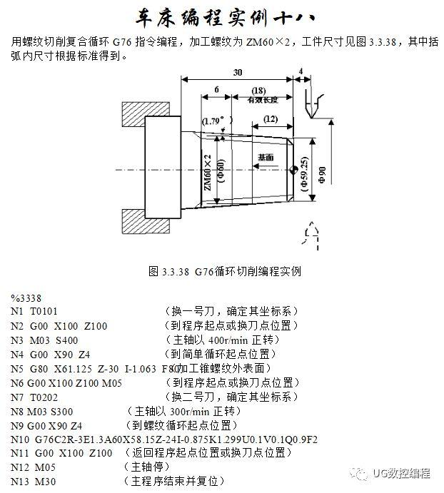 30个编程实例，带你快速搞定数控车手工编程！