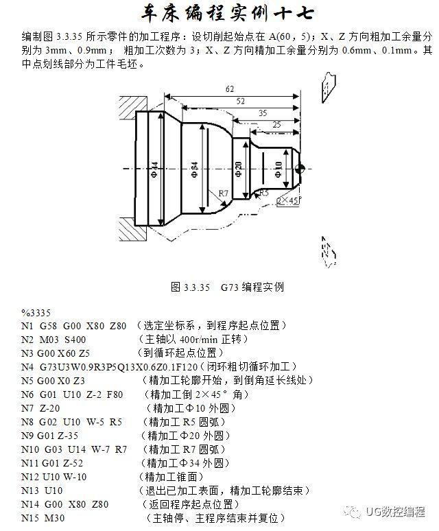 30个编程实例，带你快速搞定数控车手工编程！