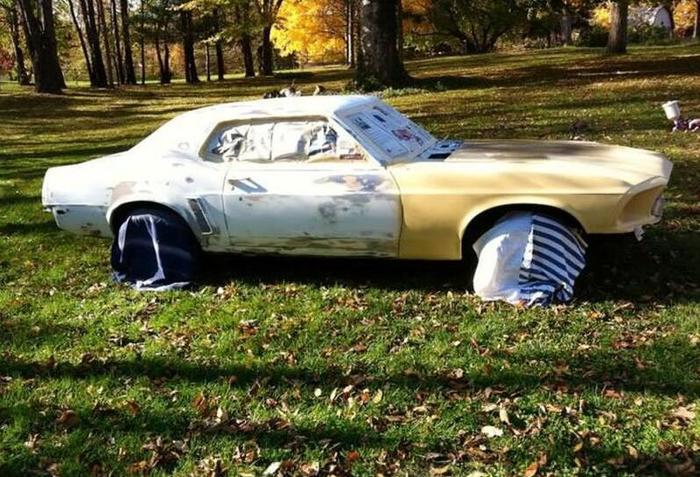 经典肌肉车, 1969款福特野马Mustang翻新记, 帅呆了!