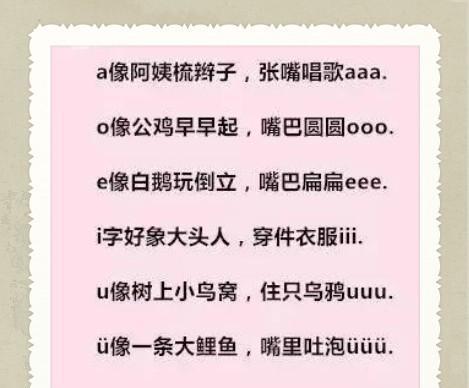 小学汉语拼音最简单的拼读、记忆法和所有拼音知识汇总