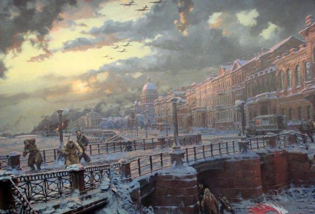 二战的硝烟-述说苏联卫国战争时期经典油画鉴赏(上)