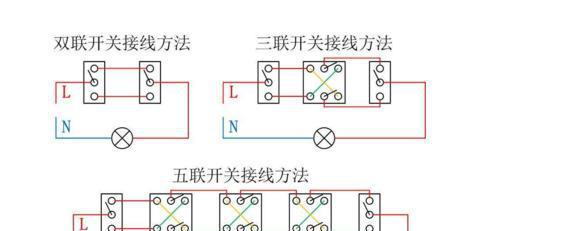 电工知识：13张图教会你多个开关控制多个灯的接线，电工基本功