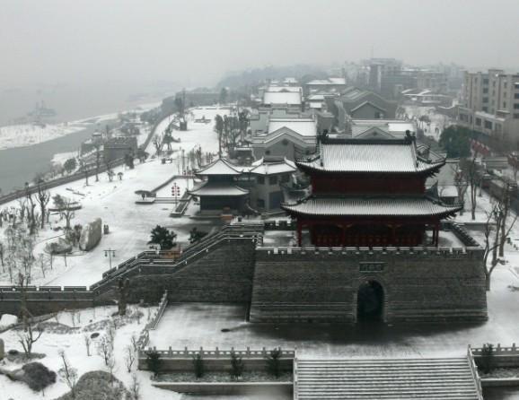 冬天被积雪覆盖的岳阳，真的惊艳到我了