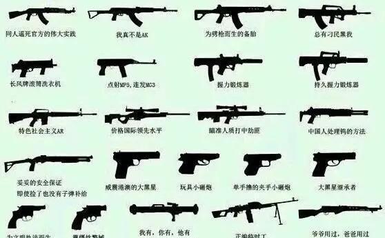 中国现役枪械大全, 你能认出几个
