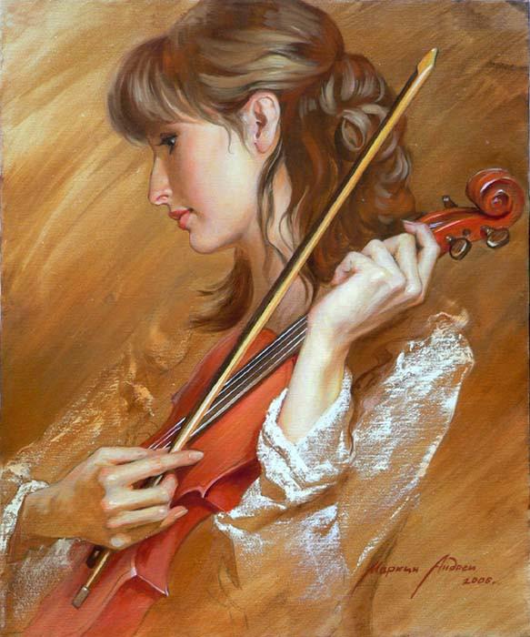 油画世界：俄罗斯画家 Andrei Markin 油画作品欣赏