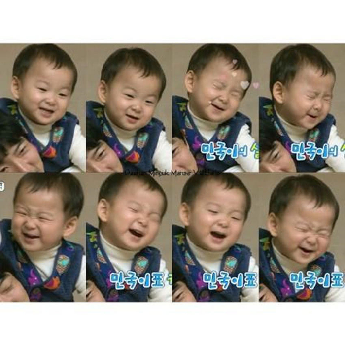 家中有儿初长成，大韩民国万岁近照曝光，网友：民国最可爱