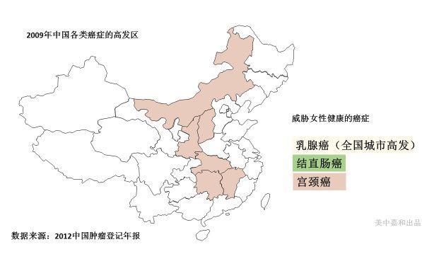 2018最新中国“癌症地图”，快来看看你在癌症高发地区吗？