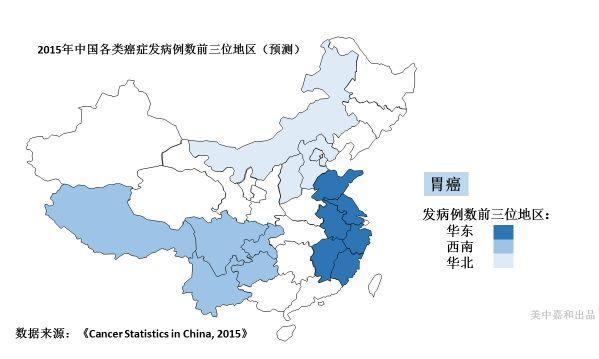 2018最新中国“癌症地图”，快来看看你在癌症高发地区吗？