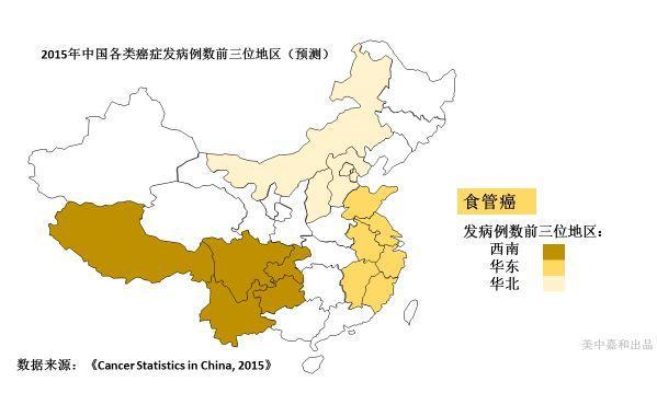 2018最新中国“癌症地图”，快来看看你在癌症高发地区吗？