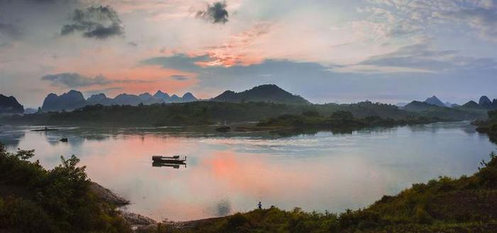 珠江源头,南地八大美景——广西八十里画廊马山红水河