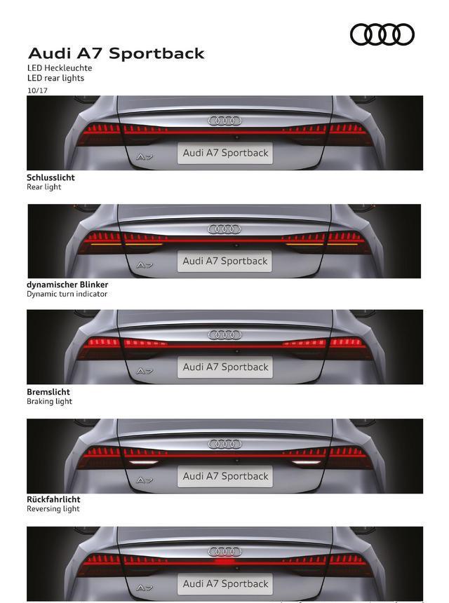 全新奥迪A7 Sportback——老司机官图解析