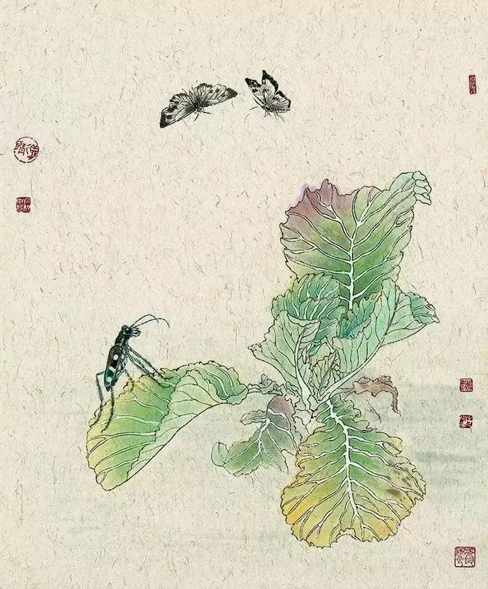 乡间野趣｜姚秀明工笔花鸟画赏析