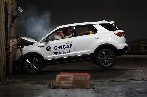 58.6分，长安CS55获评2018年C-NCAP五星安全