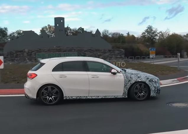 AMG A45谍照曝光 最大马力超400匹 地表最强小钢炮