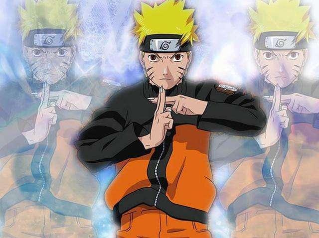 チャクラのない分身 NARUTO ナルト 多重影分身トランプ ジャンプ